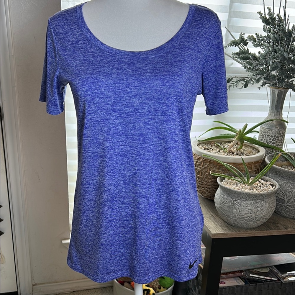 Nike Blue Dri-Fit Short Sleeve Tee